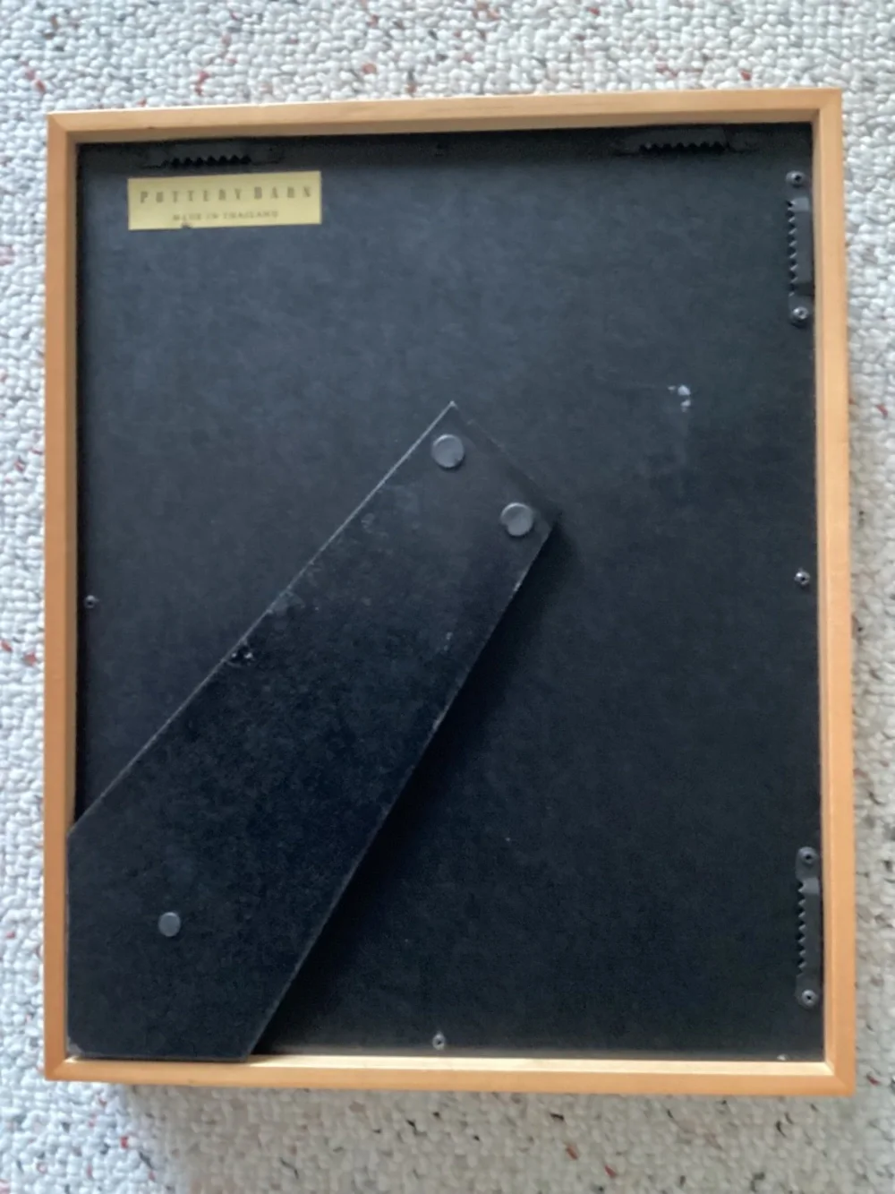 Pottery Barn Magnet Close Shadowbox Box w/ labels & pins